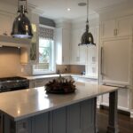 Spray Painted Kitchen Cabinets in Burlington