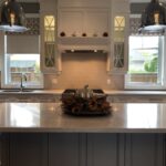 Spray Painted Kitchen Cabinets in Mississauga