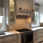 Spray Painted Kitchen Cabinets in Burlington