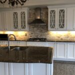 Spray Painted Kitchen Cabinets